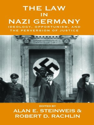 cover image of The Law in Nazi Germany
